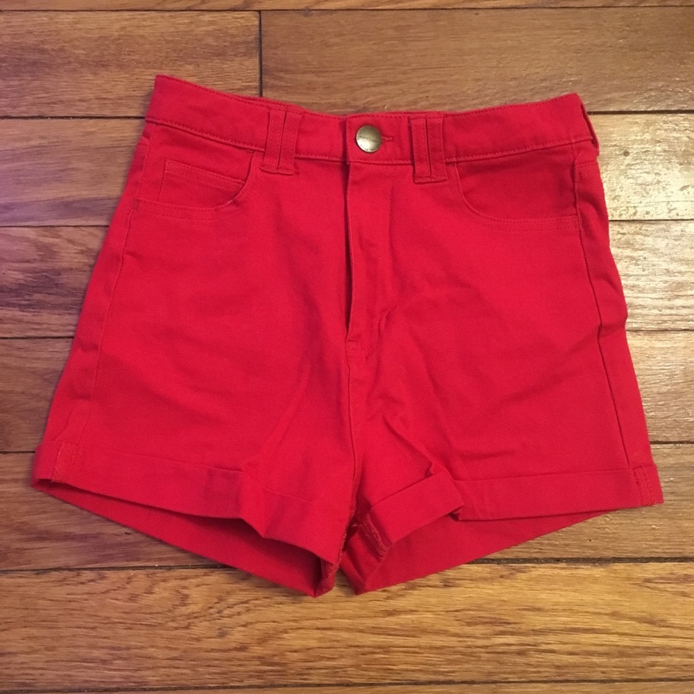 Bluenotes Red High-rise shorts, size S